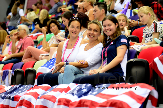 Rhythmic Gymnastics World Championships in Baku – holiday for spectators.Azerbaijan, Baku, September 19  2019